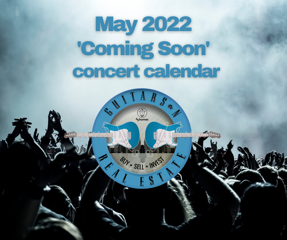 Coming Soon! May 2022 Columbus, OH Concert Lineup! Guitars and Real